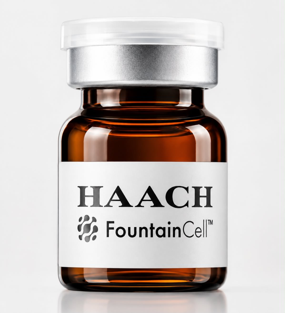HAACH FountainCell™ Regenerative Bio-cell ampoule.